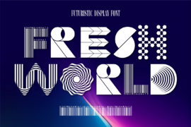 Fresh World Demo Font