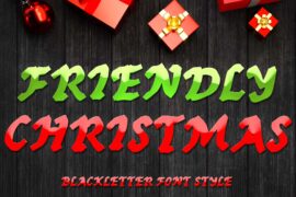 Friendly Christmas Demo Font