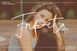 Fripeta Signature Font