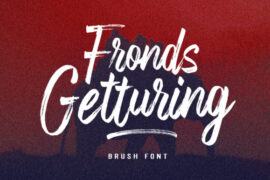 Fronds Getturing Font Family