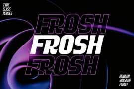 Frosh Demo Font