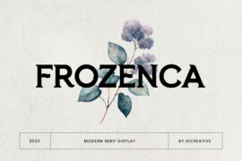 FrozencaScriptTypeface Font