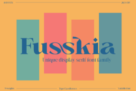 Fusskia Demo Font