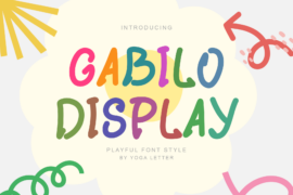 Gabilo Display Demo Font