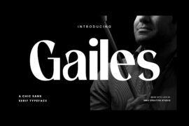 Gailes Personal Use Font