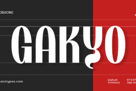 Gakyo Font