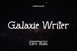 Galaxie WriterDemo Font