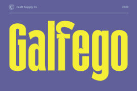 Galfego Free Font