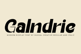 Galndrie Font Family