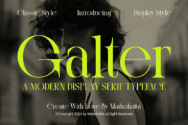 Galter Font