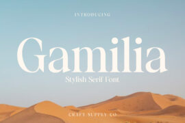 Gamilia Demo Font