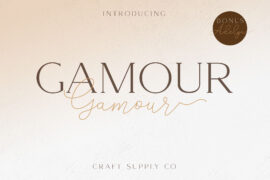 Gamour Free Font Family