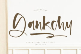 Gankchy DEMO VERSION Font Family