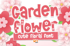 Garden Flower Font