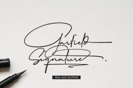 Garfield Signature Font
