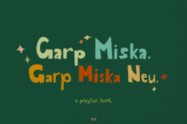 Garp Miska Demo Font