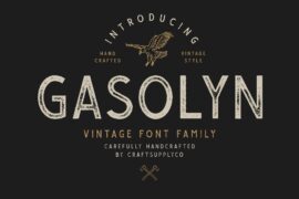 Gasolyn Free Font Family