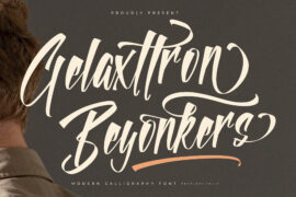 Gelaxttron Beyonkers DEMO VERSI Font Family