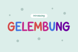 GELEMBUNG Font
