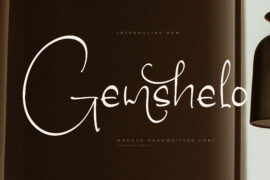 Gemshelo DEMO VERSION Font Family