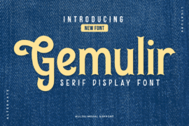 Gemulir Trial Font