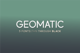 Geomatic Font Family
