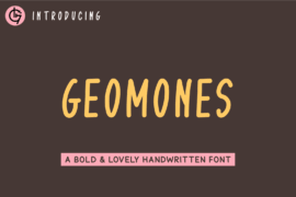Geomones Font