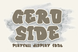 Geroside Font