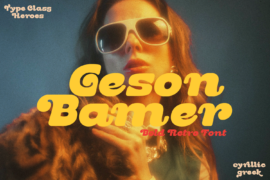 Geson Bamer Demo Font