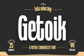 Getoik trial Font