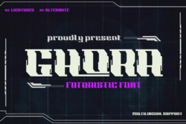 GHORA trial Font