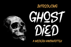 Ghost Died Font