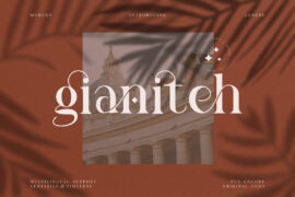 gianiteh Personal Use Only Font