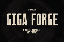 Giga Forge Font