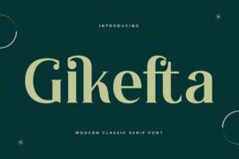 Gikefta DEMO VERSION Font Family