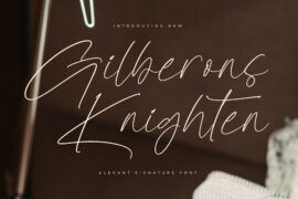 Gilberons Knighten DEMO VERSION Font Family
