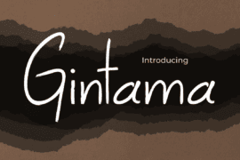 Gintama Font