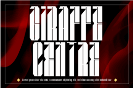 GIRAFFE CENTRE Demo Font