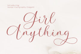 Girl Anything Font