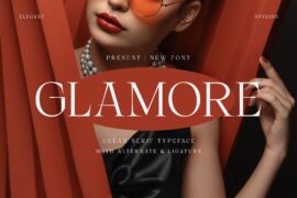 GLAMORE Free Trial Font