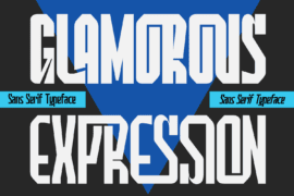 GLAMOROUS EXPRESSION DEMO Font