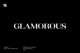 GLAMOROUS TRIAL Font