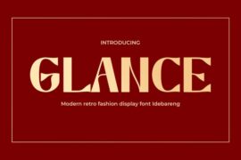 GLANCE Font