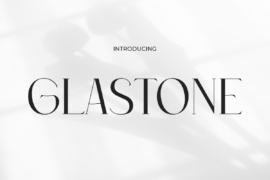 GLASTONE Font