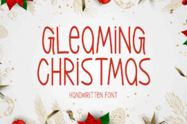 Gleaming Christmas Font