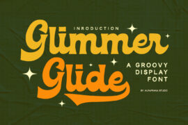 Glimmer Glide Font