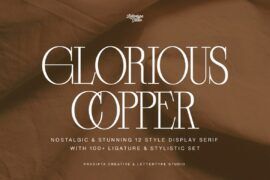 Glorious Copper DEMO Font