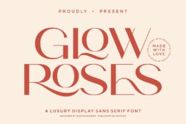 Glow Roses Font