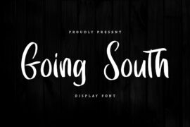 Going South – Personal Use Font