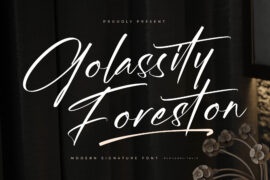 Golassity Foreston DEMO VERSION Font Family